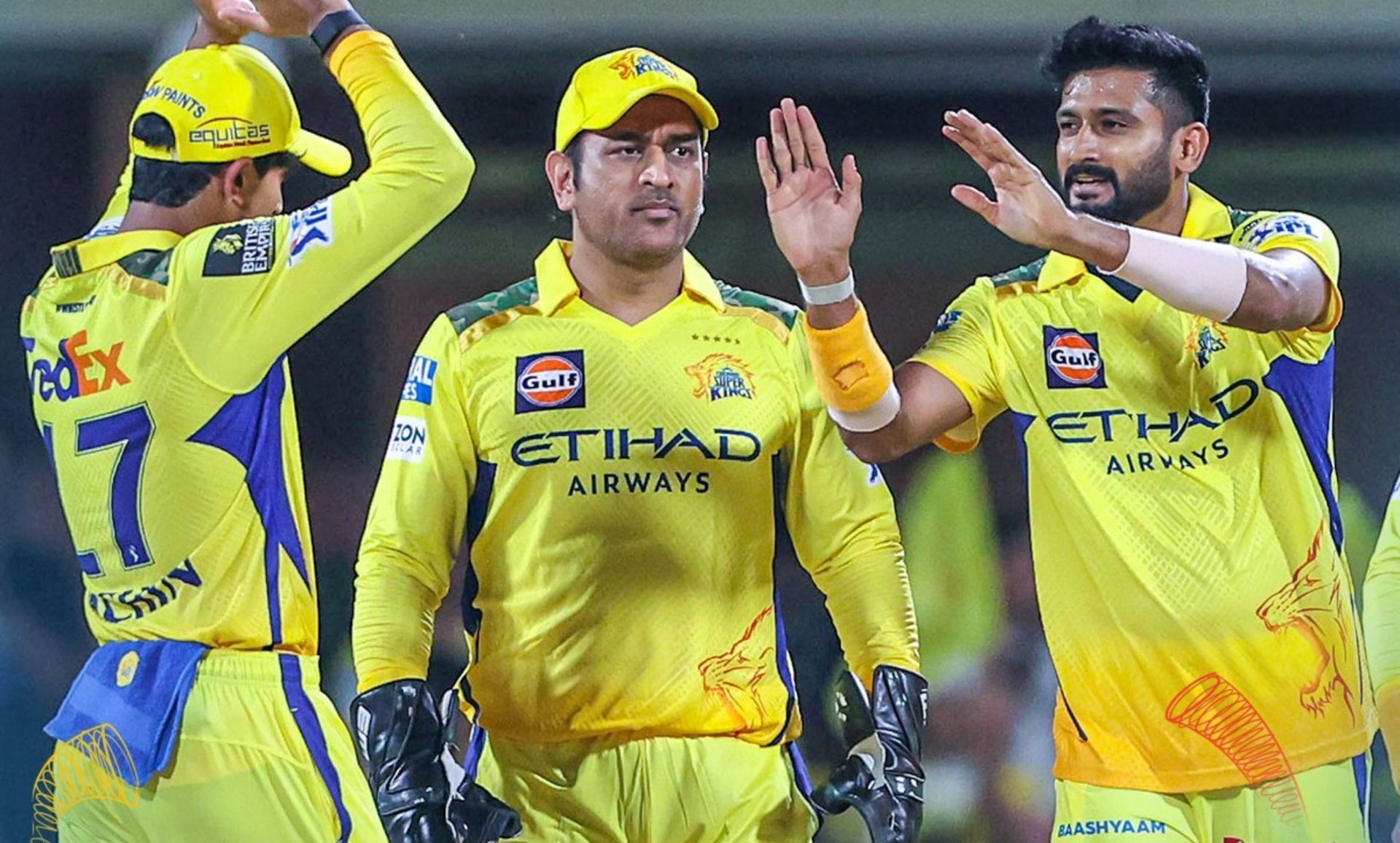 MS Dhoni during first innings of IPL 2025 clash vs MI. (Image: IPL/X)