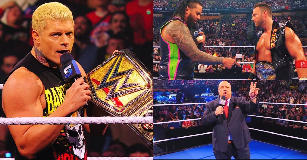 We got some big matches tonight on WWE SmackDown leading to new champs! [Image credits: Screenshots from WWE SmackDown on Sony LIV]