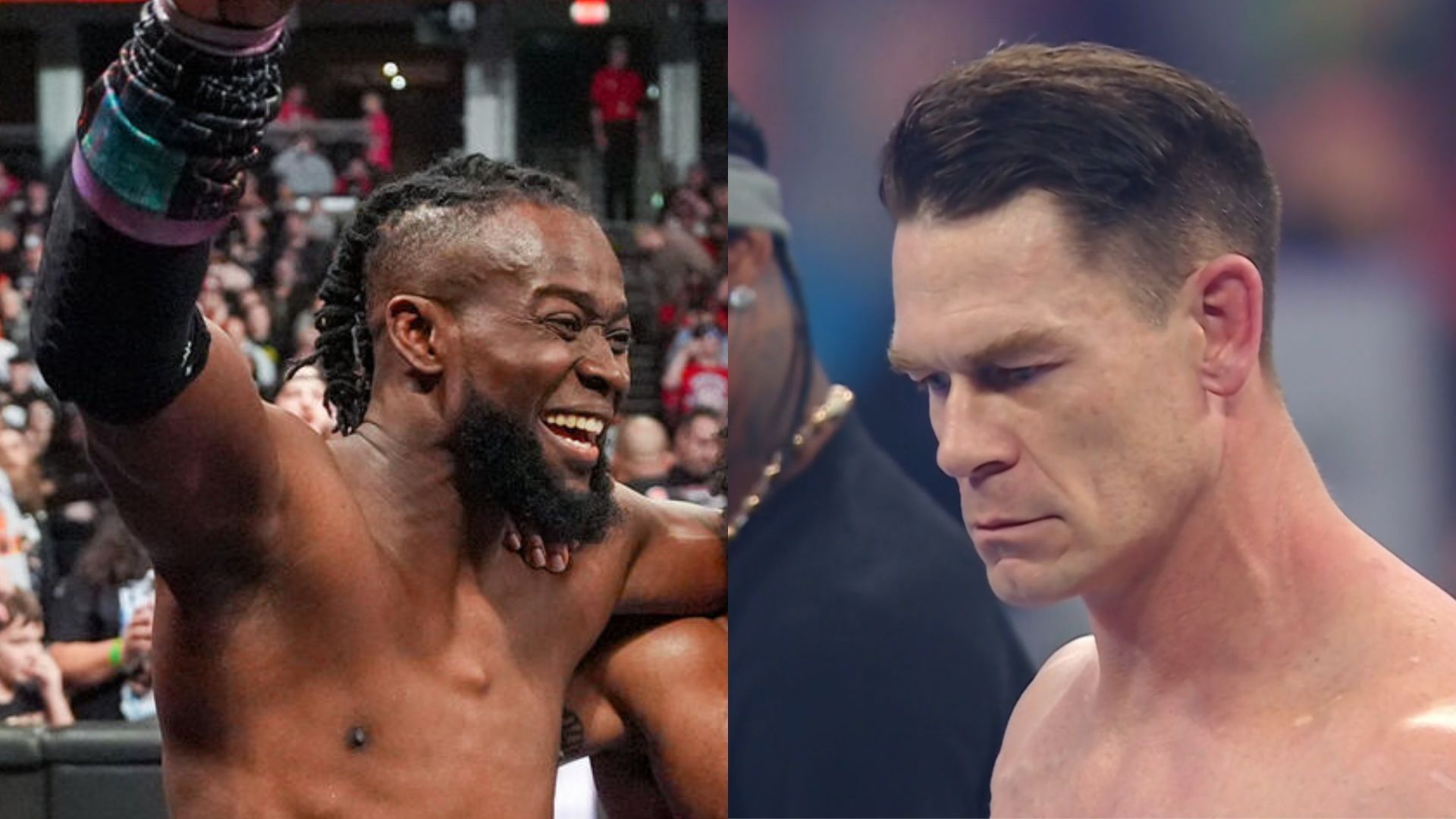 Kofi Kingston and John Cena. [Images via WWE.com and SonyLIV]