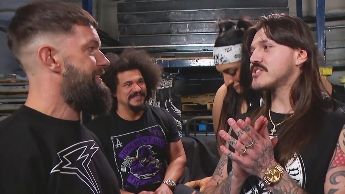 The Judgment Day backstage on RAW (Picture Courtesy: WWE.com)