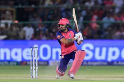 Riyan Parag receives applause from RR teammates after his blistering knock of 144* (64) in practice match ahead of IPL 2025 [Watch]