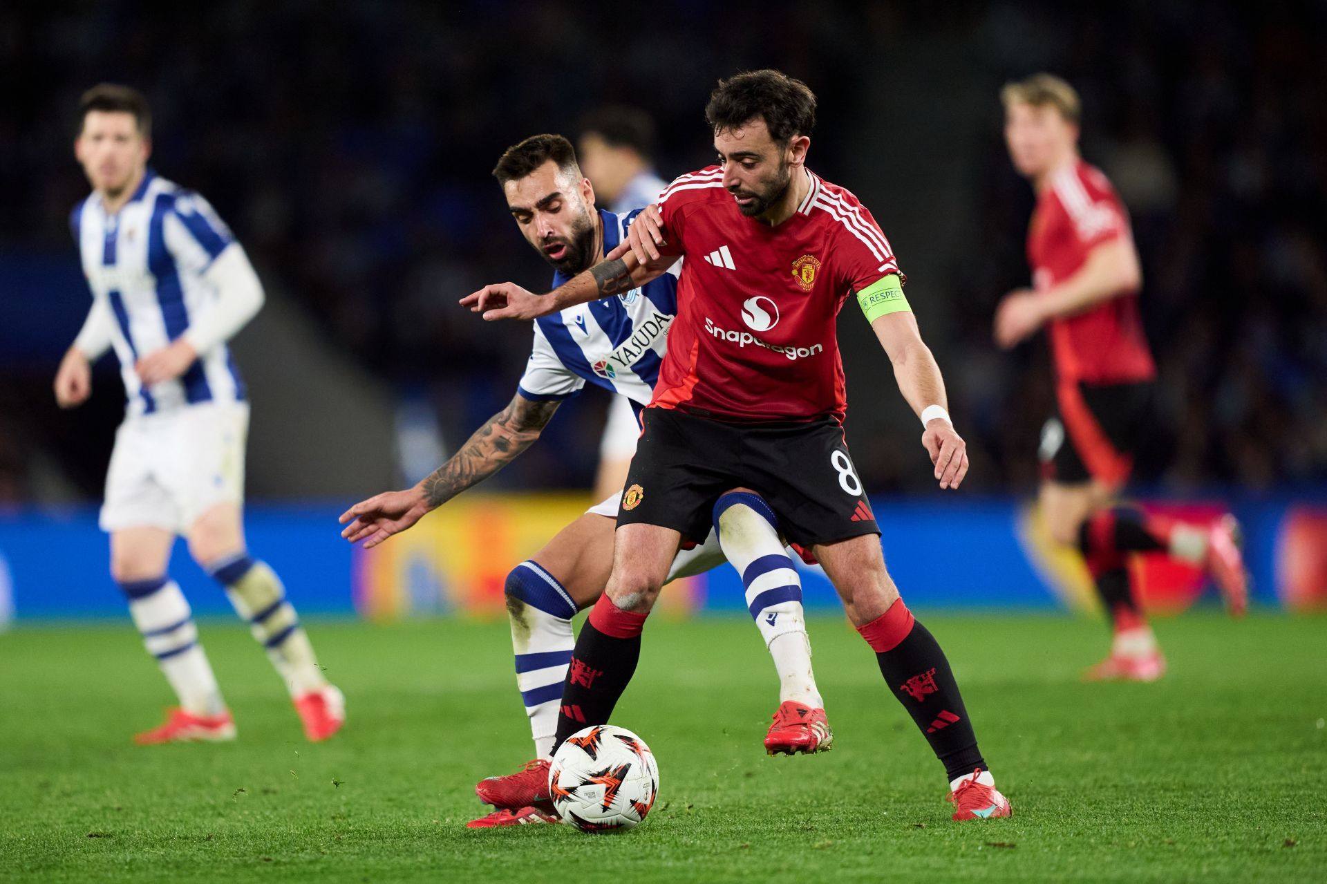 Real Sociedad de Futbol v Manchester United - UEFA Europa League 2024/25 Round of 16 First Leg - Source: Getty