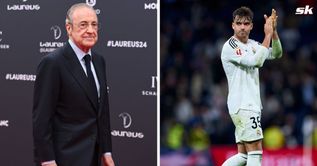 Real Madrid president Florentino Perez steps in and makes stance clear after Sociedad fans target Raul Asencio with death chants: Reports