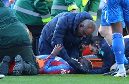 Jean-Philippe Mateta rushed to hospital after being kicked in the face during Crystal Palace’s FA Cup clash, Millwall fans sing ‘let him die’