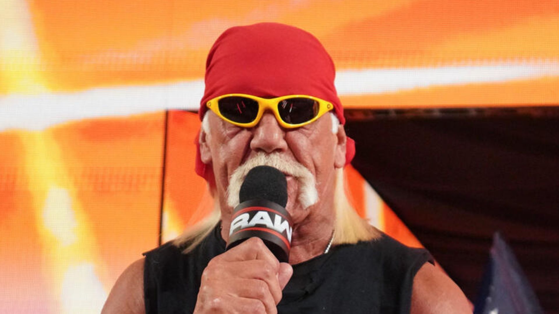 Hulk Hogan on RAW! [Image credit: WWE.com]