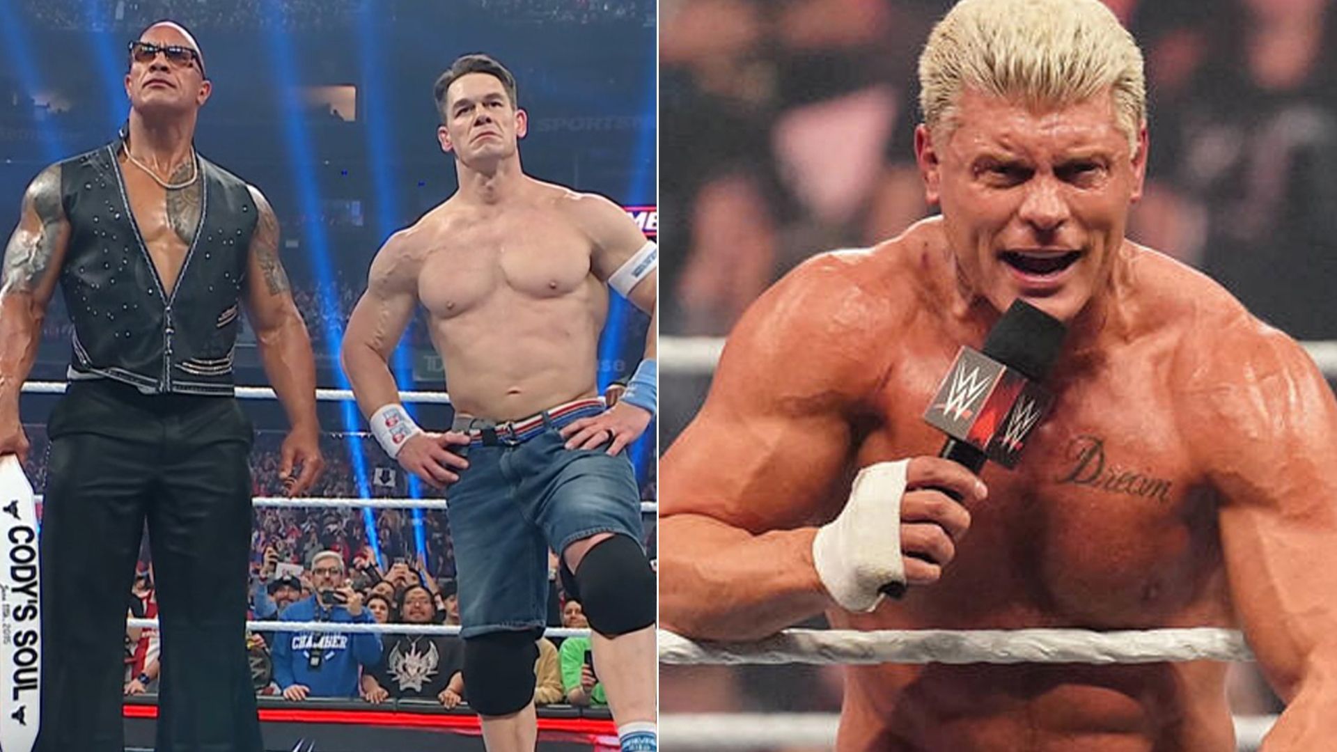 The Rock, John Cena, and Cody Rhodes could headline the Night One of WrestleMania 41