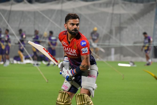 "Six, thank you" - Virat Kohli's cheeky remark while batting in the nets ahead of CSK vs RCB IPL 2025 clash [Watch]