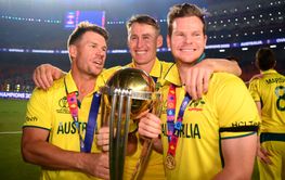 Cricket Australia takes 2023 World Cup trophy to Holi events in Melbourne [In Pictures]
