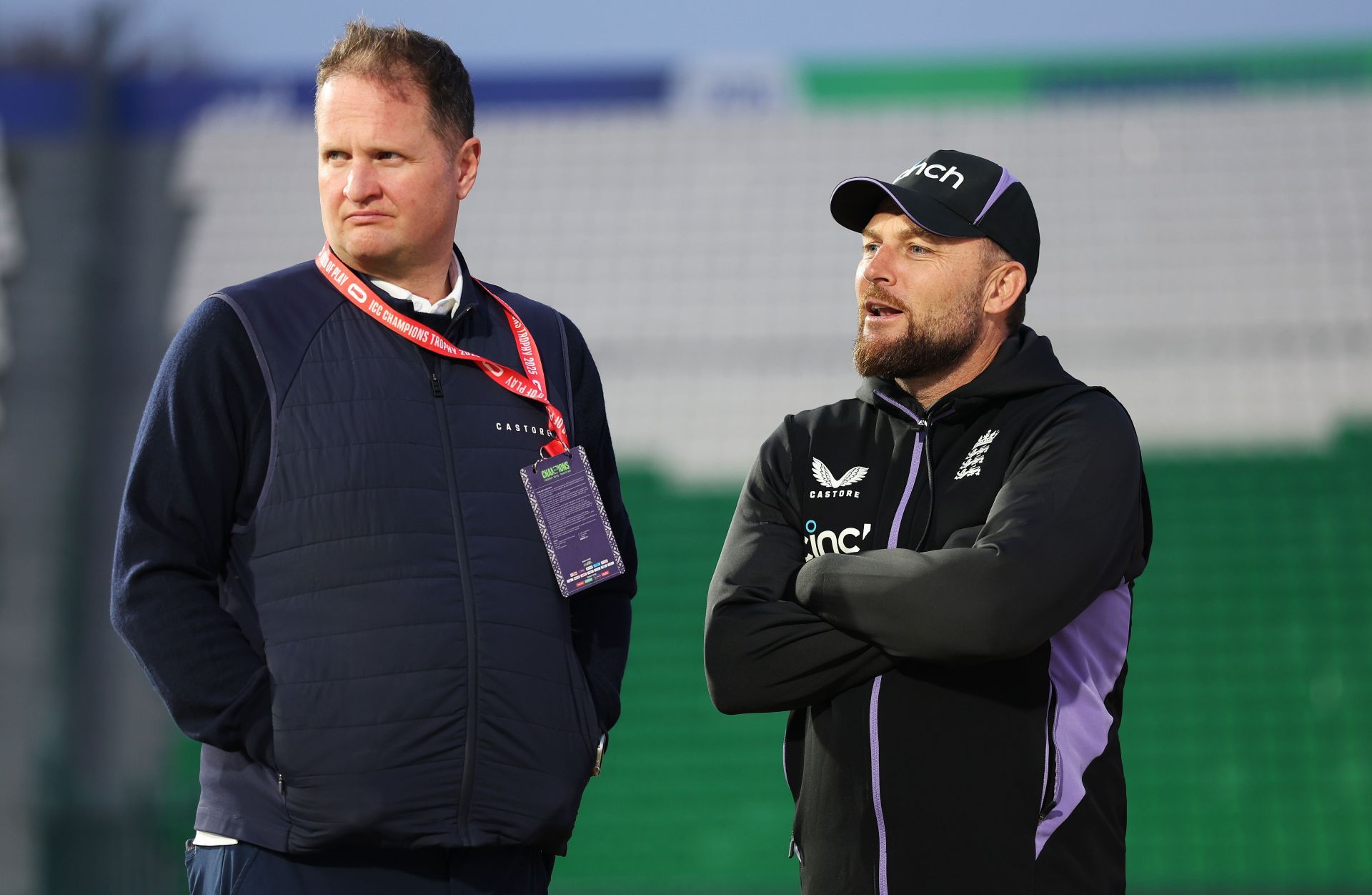 Robert Key and Brendon McCullum. (Credits: Getty)