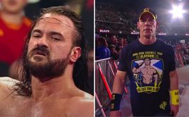 Drew McIntyre has an epic reaction to John Cena's promo on RAW in Glasgow, Scotland