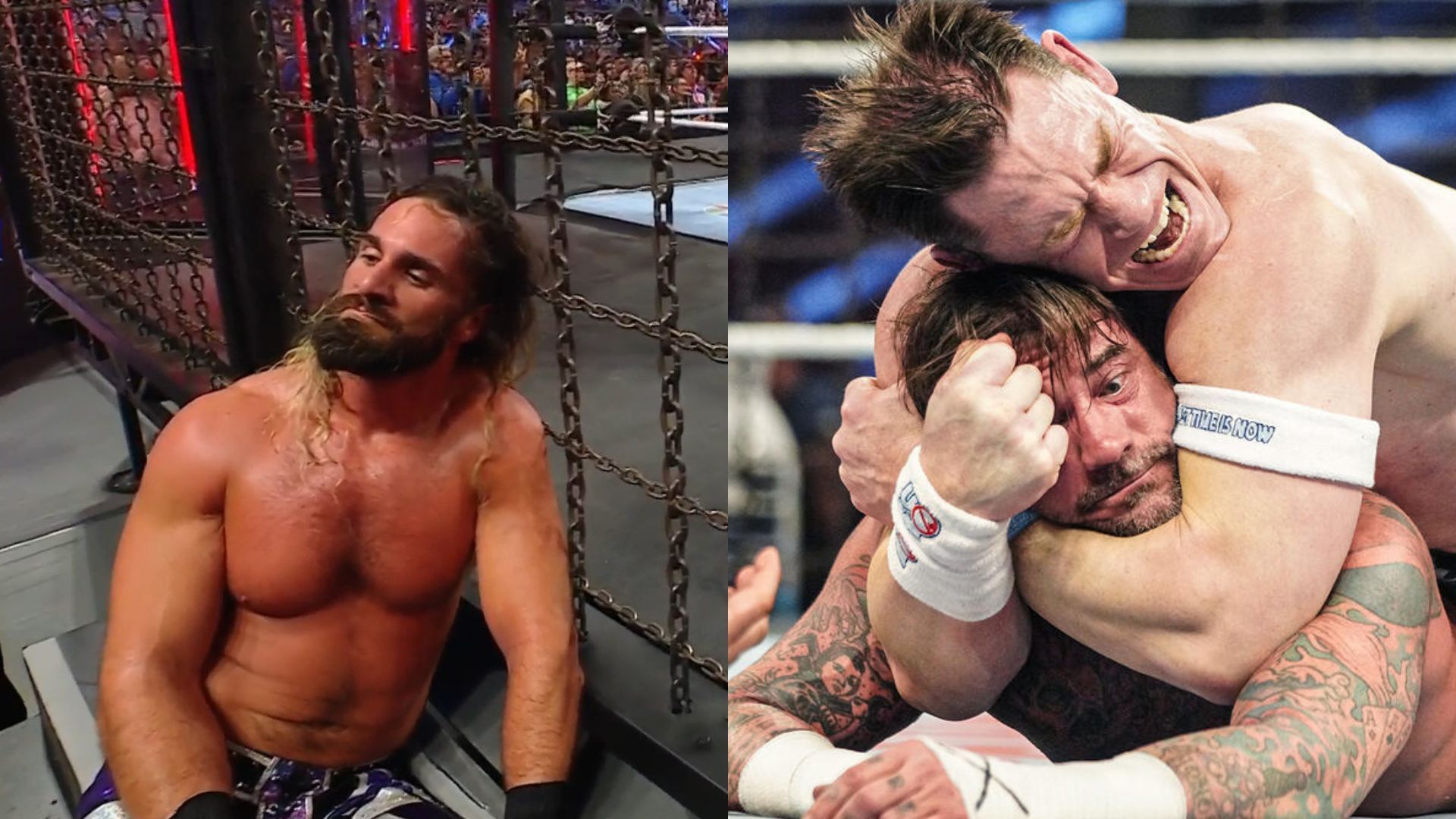 Seth Rollins cost CM Punk at Elimination Chamber! [Image credit: WWE.com]