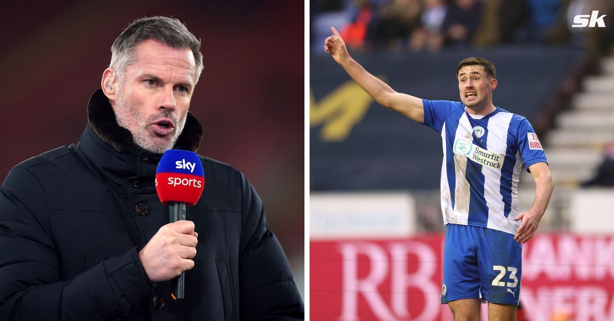 Liverpool hero Jamie Carragher&rsquo;s son receives senior international call up as he gears up for debut with surprise country despite being English (Source: Both images from Getty)