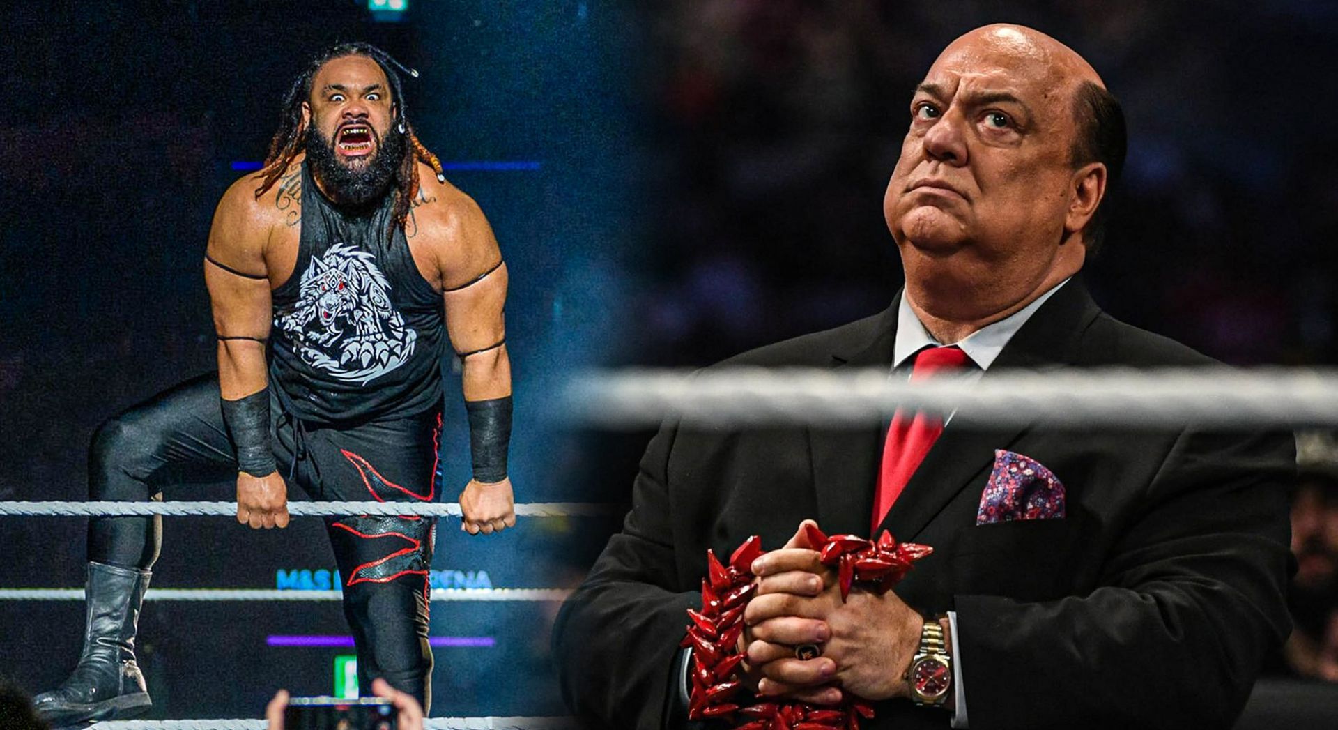 Paul Heyman and Jacob Fatu in frame! (Credits: WWE.Com &amp; Paul Heyman