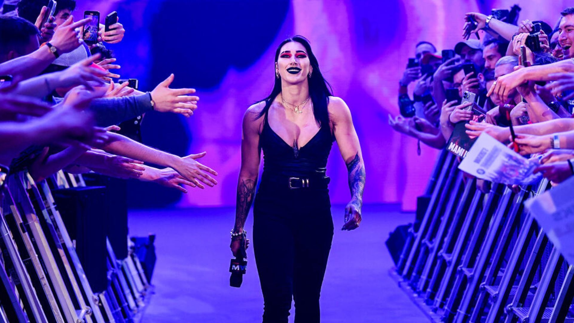 Rhea Ripley on Monday Night RAW! [Image credit: WWE.com]