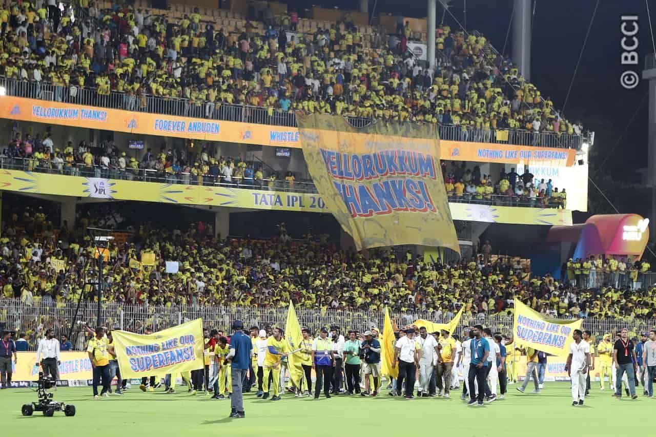 Chennai Super Kings will play their home matches at Chepauk (Image: IPLT20.com/BCCI)