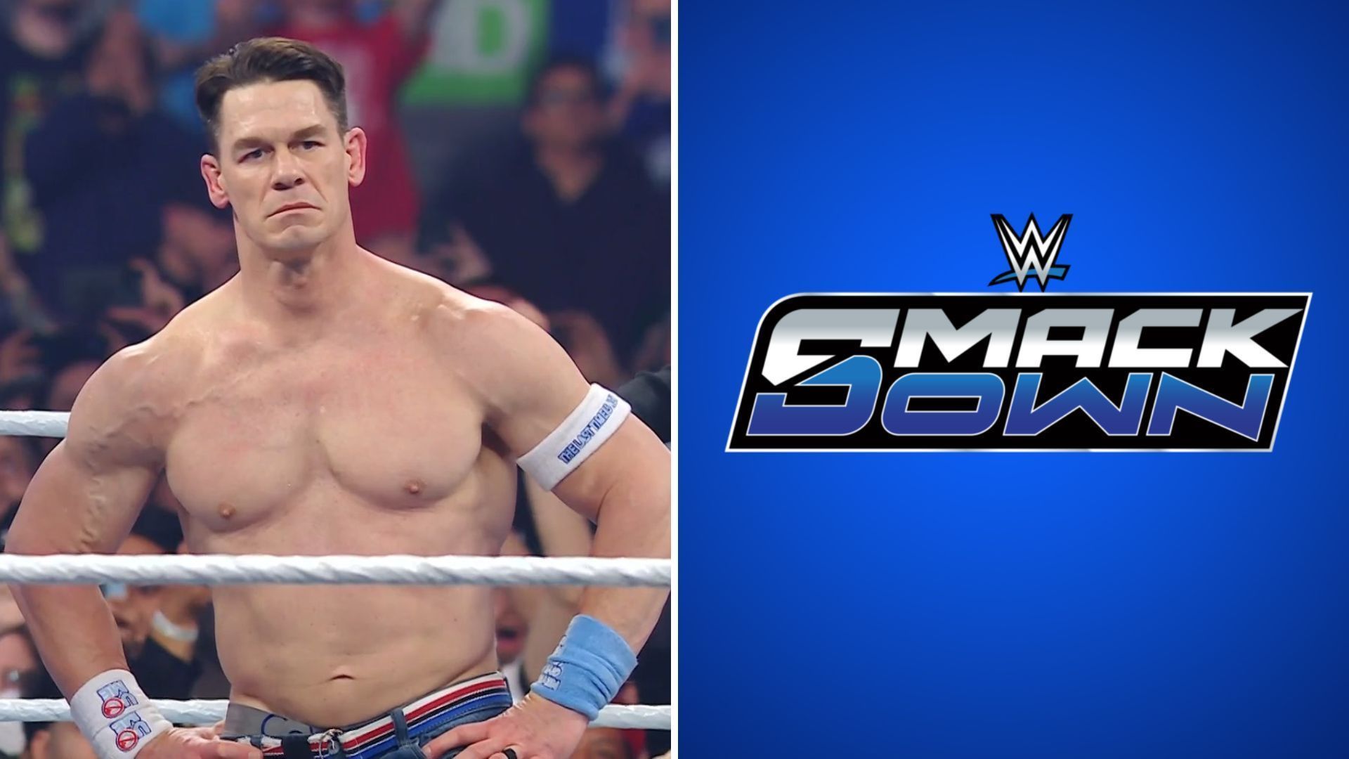 John Cena could make his presence felt on SmackDown this week [Image credits: WWE on X and WWE.com]