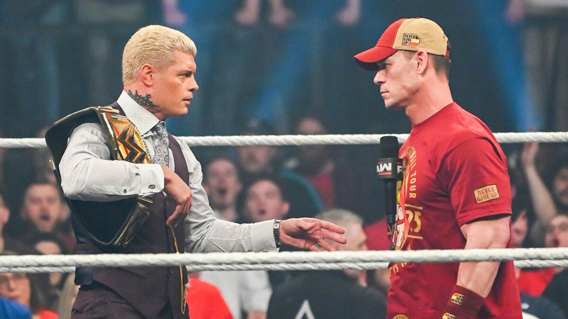 Cody Rhodes and John Cena on RAW. [Image via WWE.com]