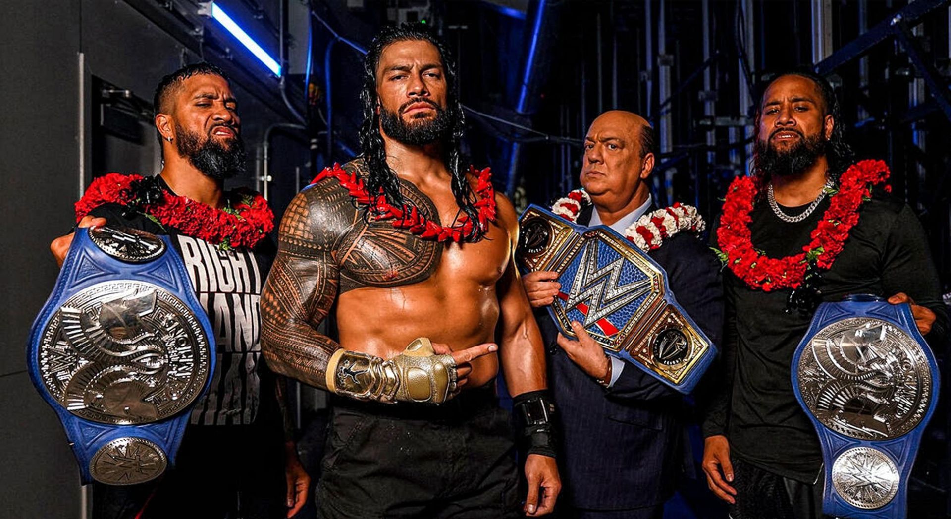 The OG Bloodline in the frame! (Credits: WWE.Com)