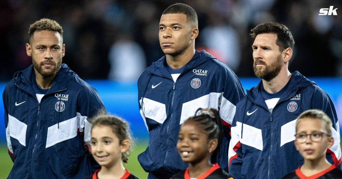 Neymar, Kylian Mbappe, and Lionel Messi