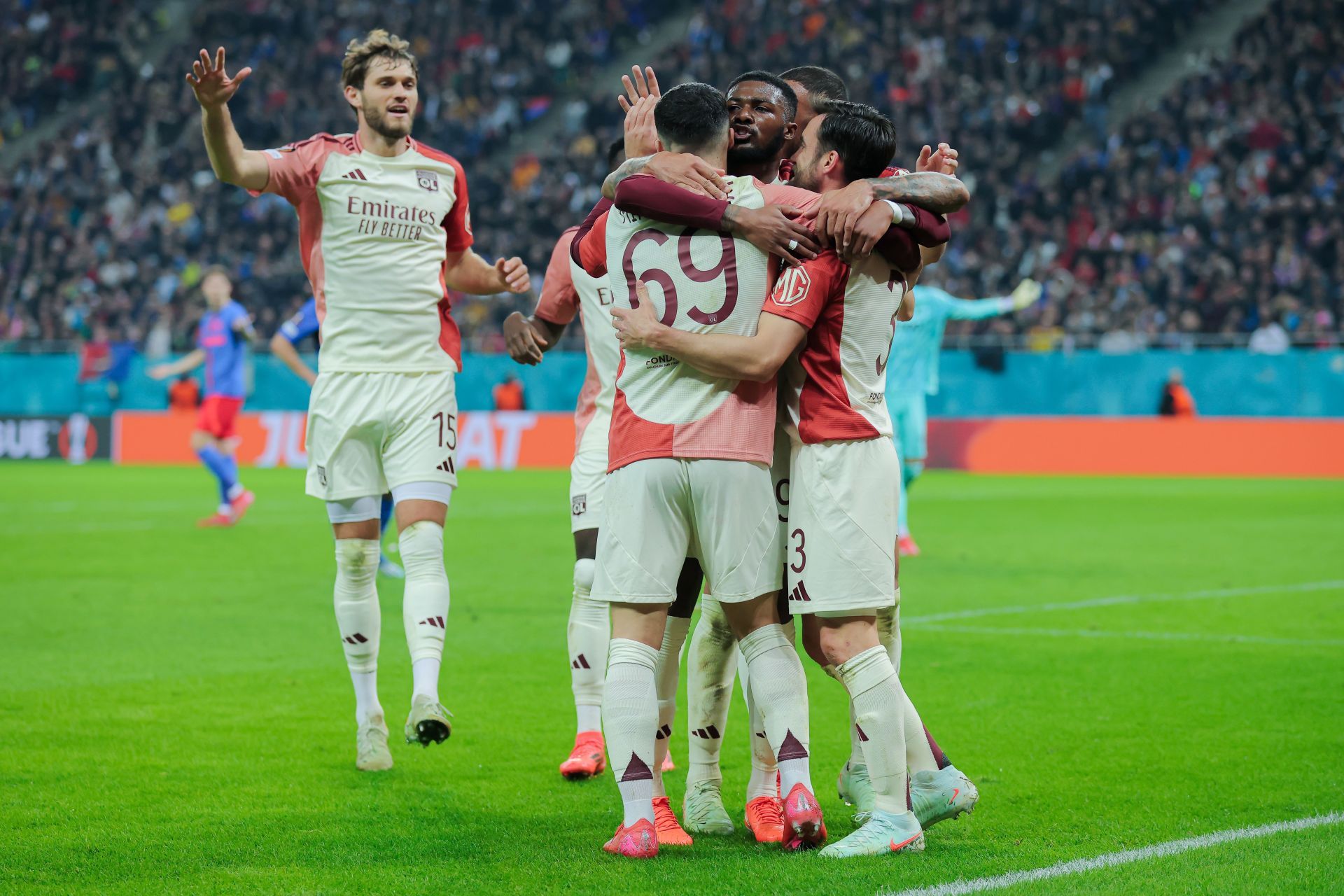 FCSB v Olympique Lyonnais - UEFA Europa League 2024/25 Round of 16 First Leg - Source: Getty