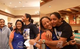 Mumbai Indians give captain Harmanpreet Kaur a cake facial to celebrate her birthday amid WPL 2025 [Watch]