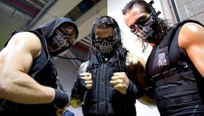 WWE's Roman Reigns, Seth Rollins, and Jon Moxley (fka Dean Ambrose) pay sudden tribute to The Shield
