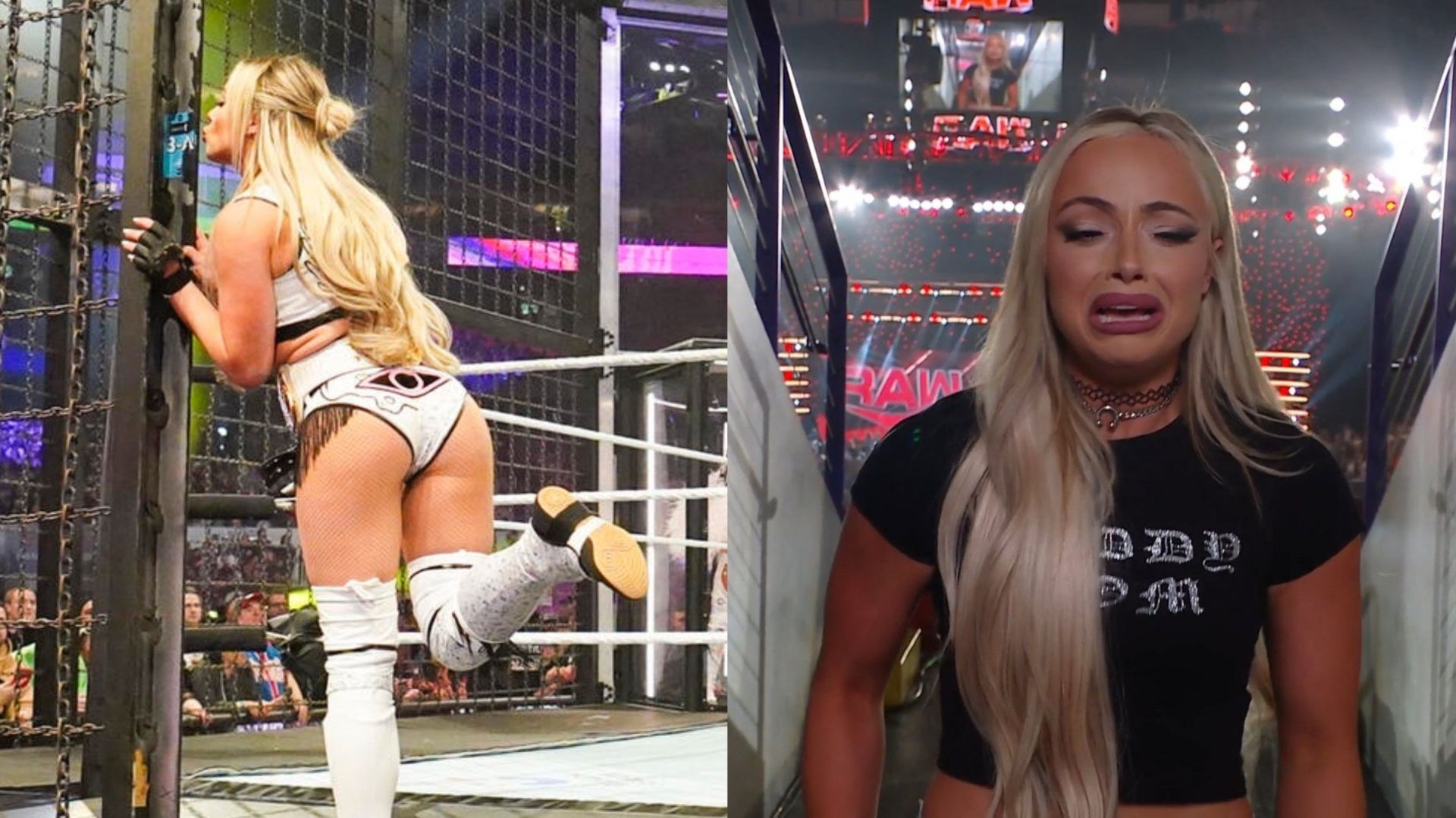 Liv Morgan came up short at Elimination Chamber! (Images from WWE.com and X handle)