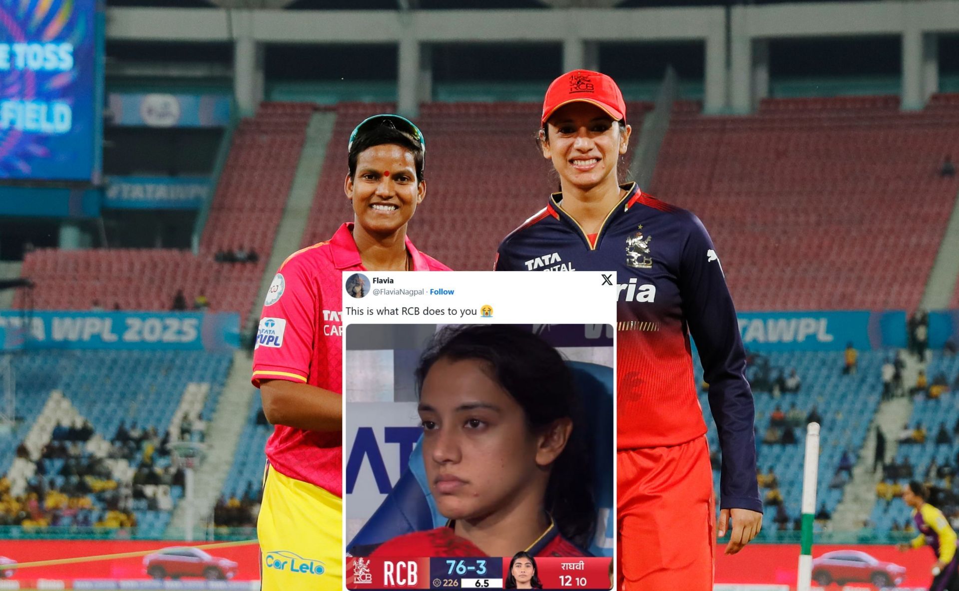 Fans react after RCB