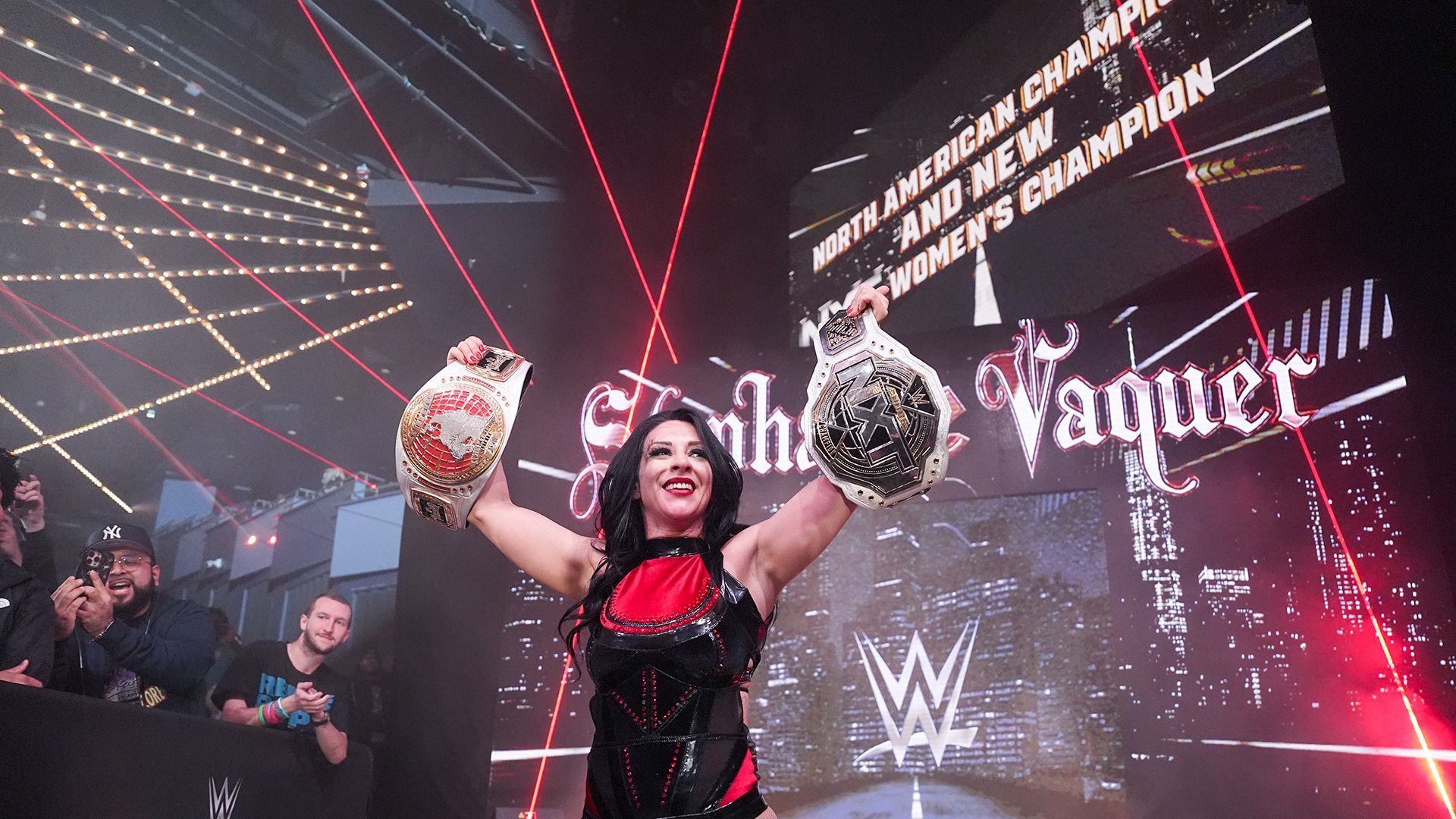 Dual champion Stephanie Vaquer makes history at WWE NXT Roadblock