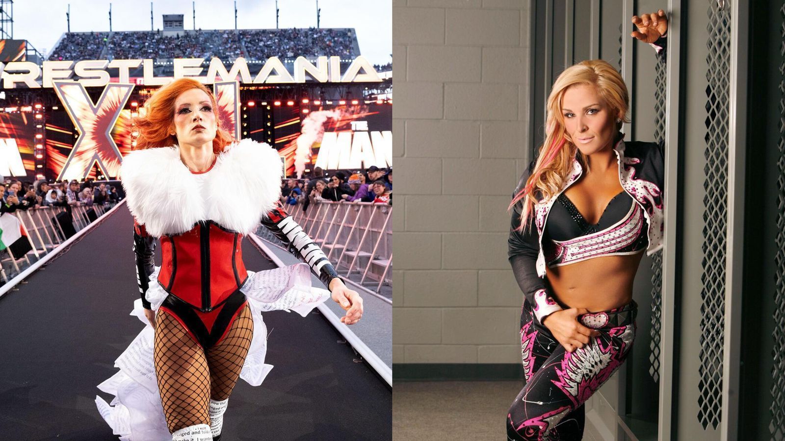 Becky Lynch and Natalya! (Images from WWE.com)