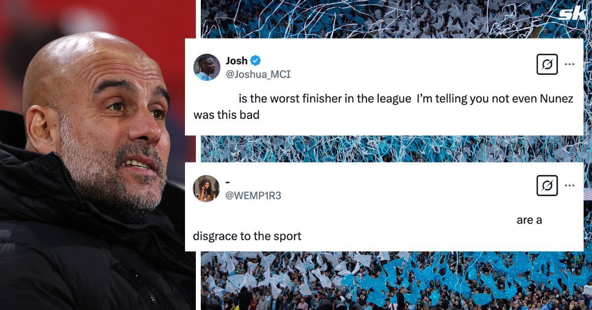 Manchester City fans have reacted on X