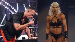 Ricky Saints sends a message to Jade Cargill moments after she returns and attacks Naomi at Elimination Chamber: Toronto