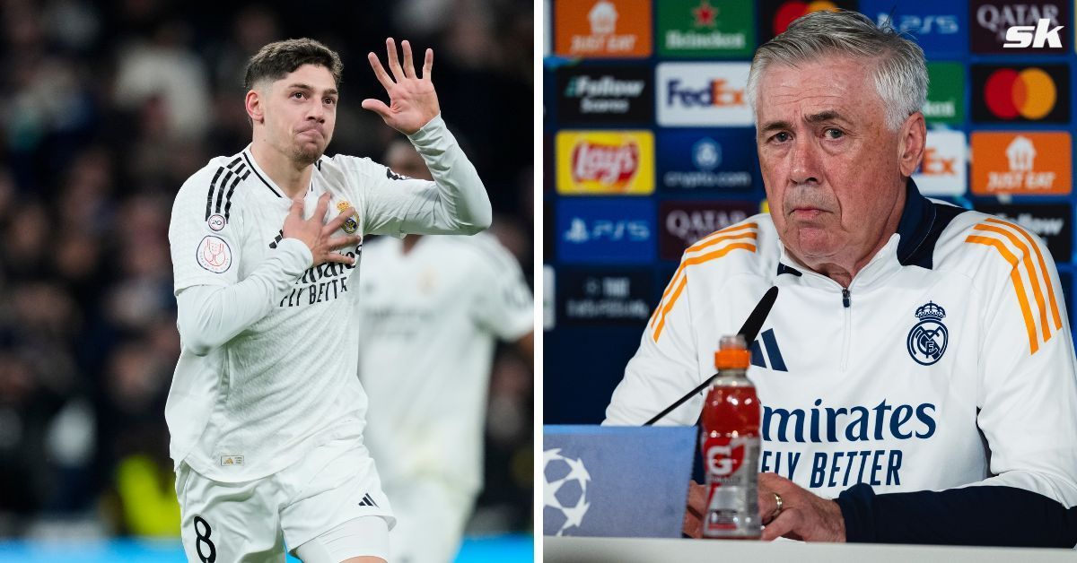 Carlo Ancelotti lauds Federico Valverde for his performance this season 