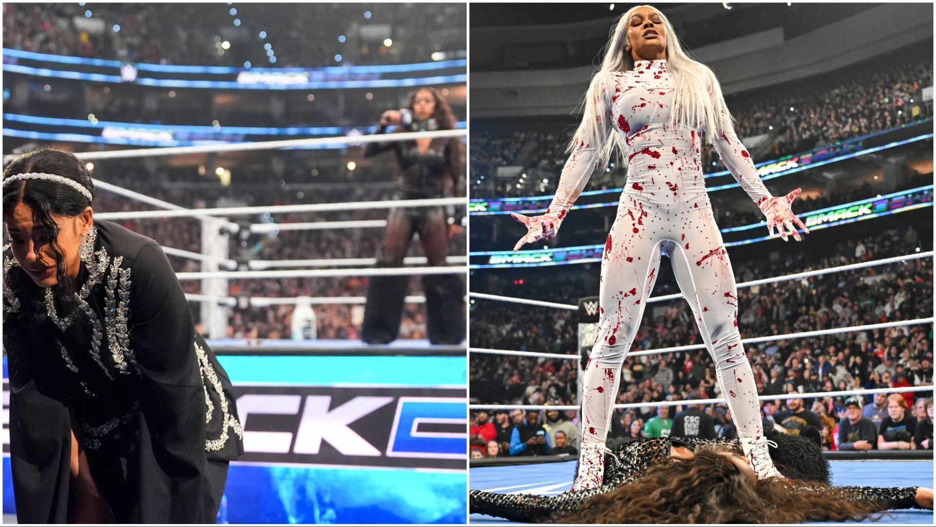 Bianca Belair, Naomi, and Jade Cargill on WWE SmackDown