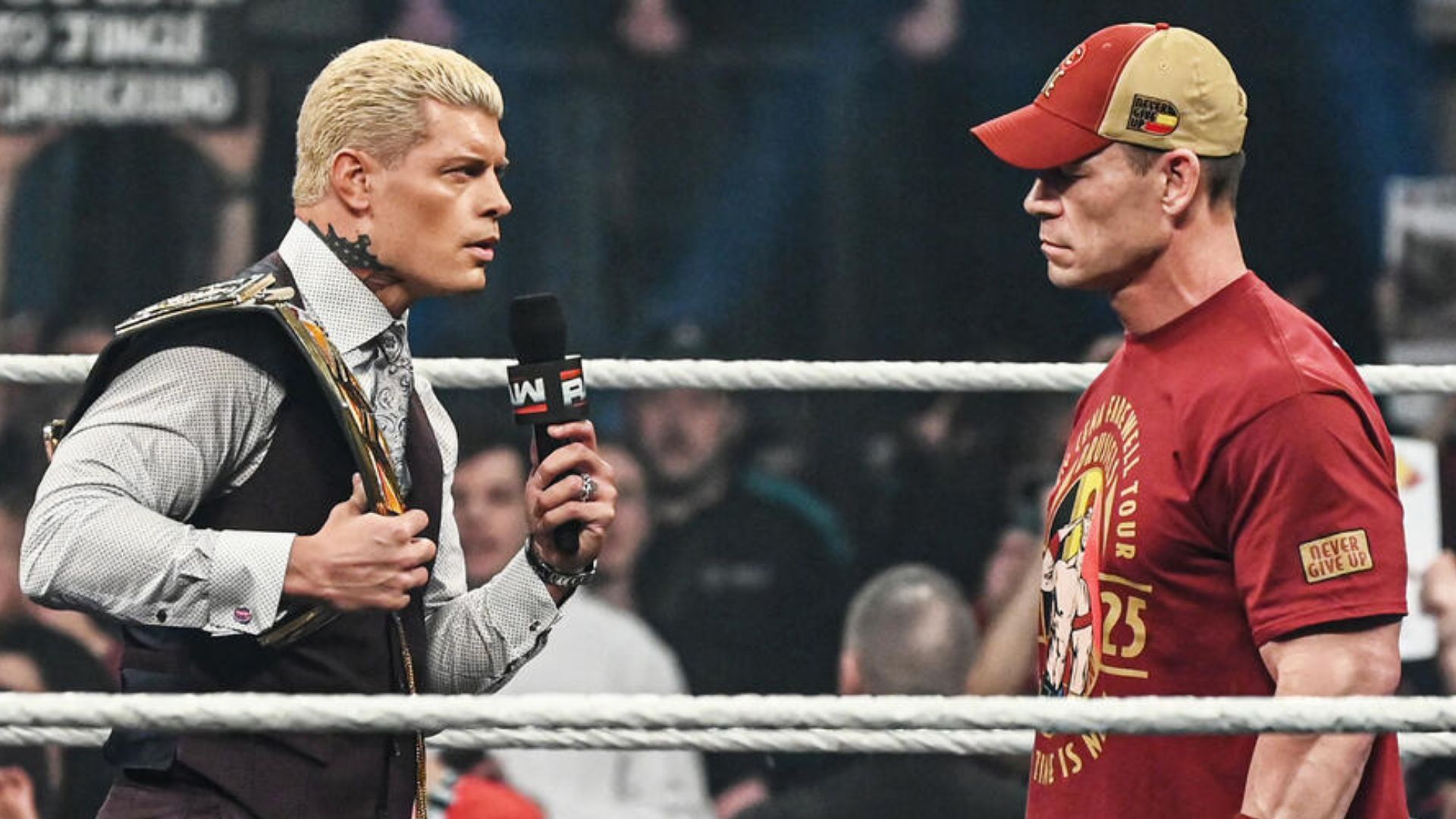 Rhodes and Cena had a promo tonight on RAW. [Image credit: WWE.com]