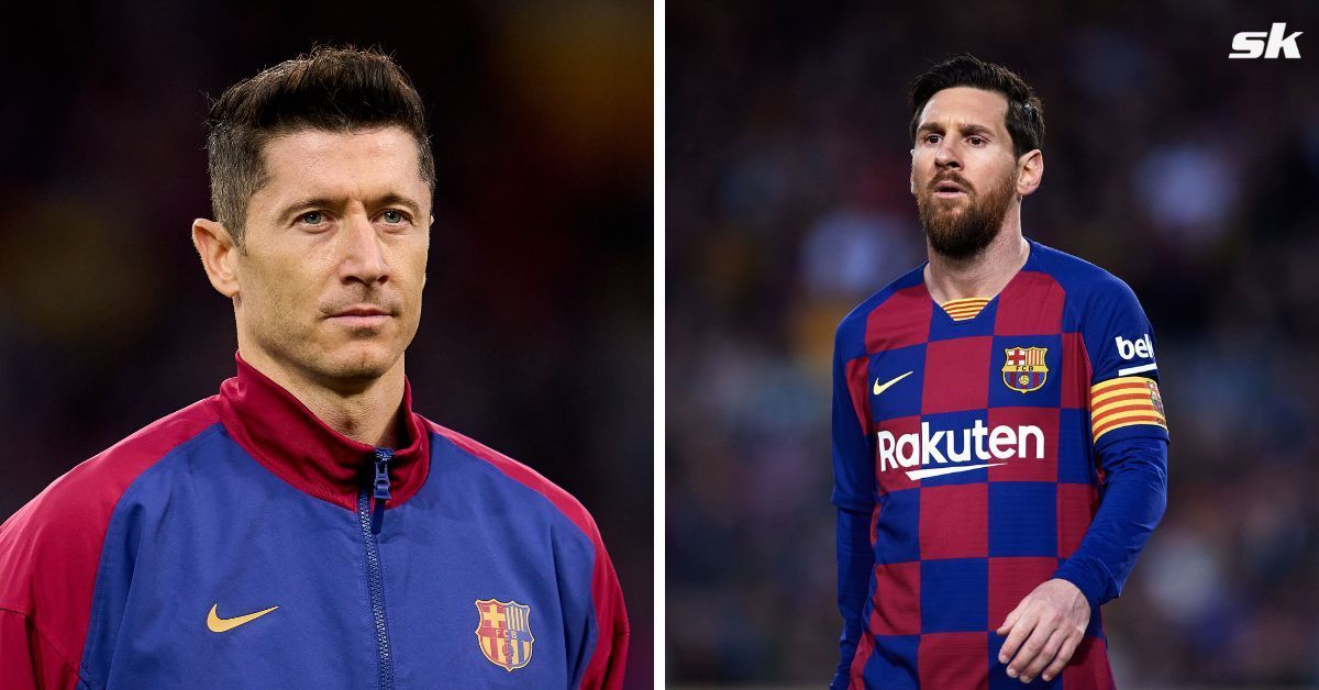 L to R: Robert Lewandowski and Lionel Messi (All images sourced from Getty)