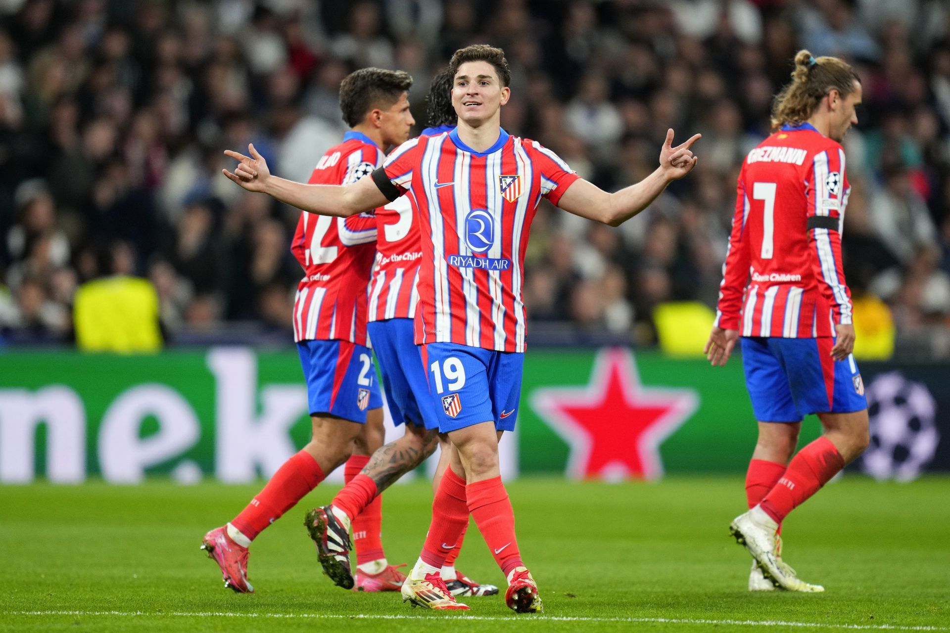 Real Madrid C.F. v Atletico de Madrid - UEFA Champions League 2024/25 Round of 16 First Leg - Source: Getty