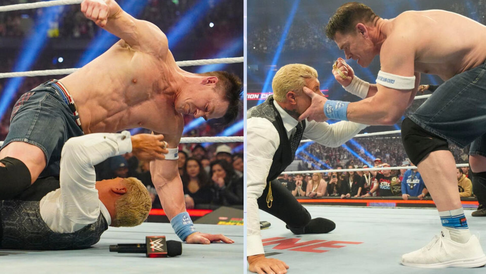 John Cena returned to active in-ring wrestling in January 2025. [Images Source: WWE.com]