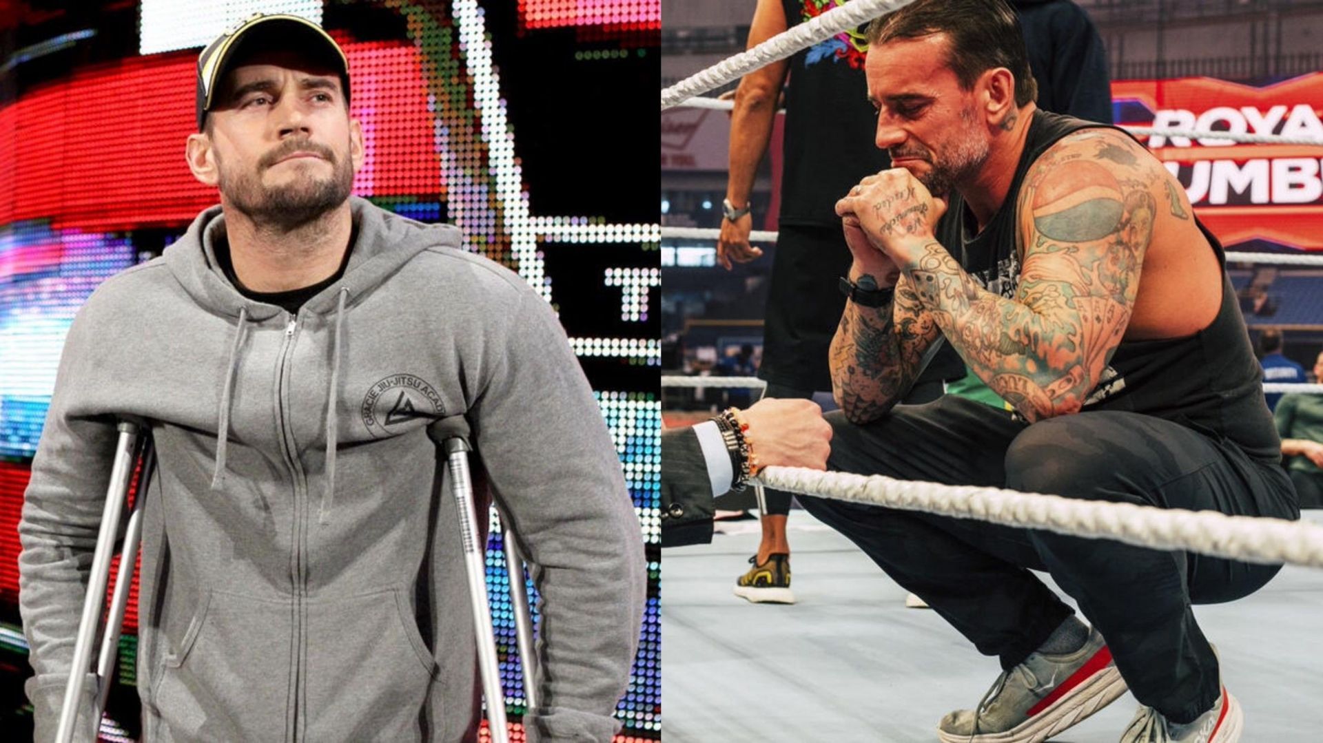 CM Punk was present on SmackDown! (Images from WWE.com)