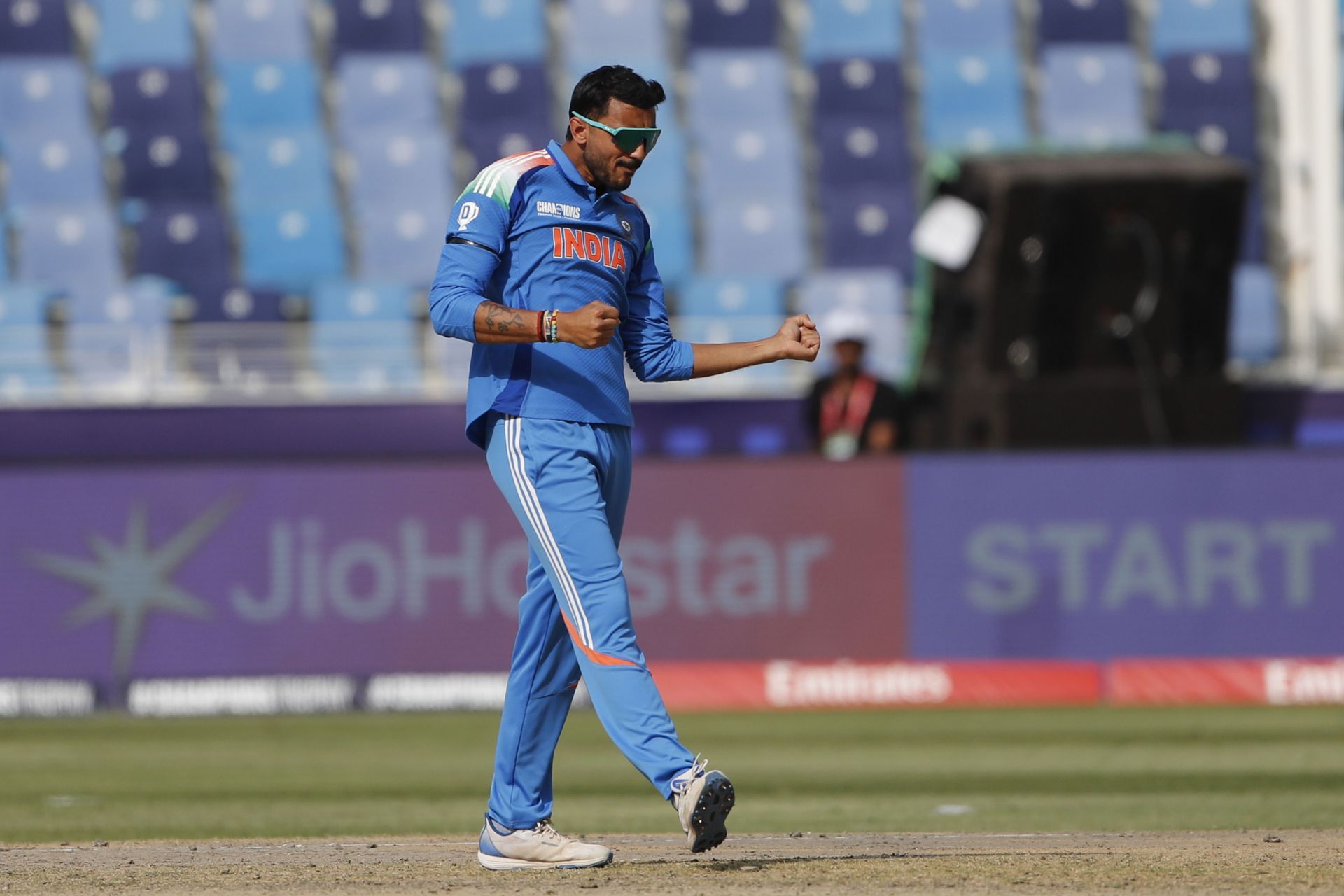 Axar Patel has picked up key wickets and scored crucial runs in the 2025 Champions Trophy. [P/C: Getty]