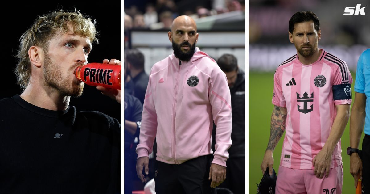 L to R: Logan Paul, Yassine Cheuko, and Lionel Messi (All images sourced from Getty)