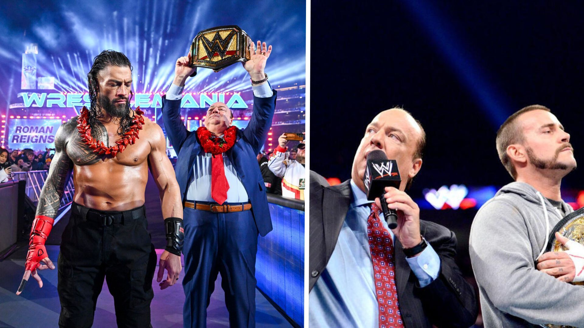 Roman Reigns and CM Punk are Paul Heyman Guys [Image Credits: WWE.com]