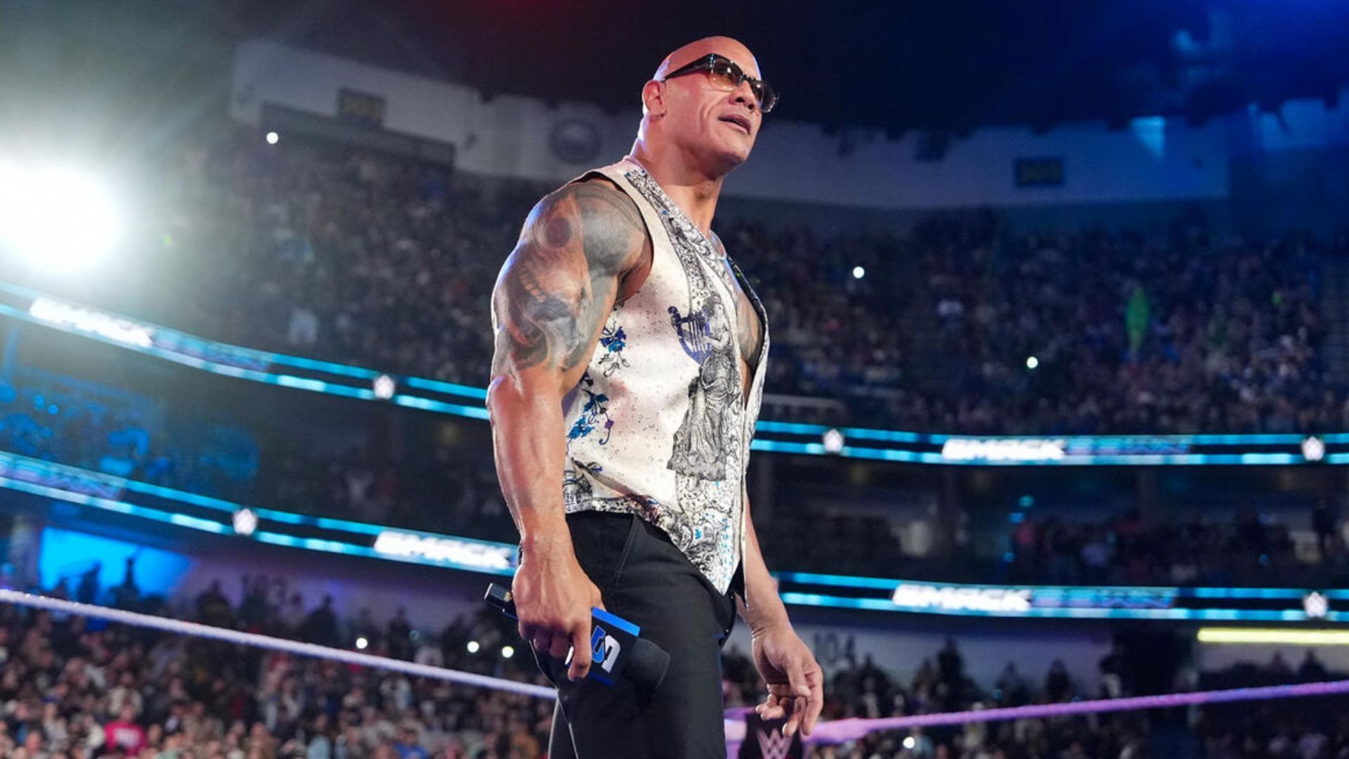 The Rock on SmackDown! [Image credit: WWE.com]