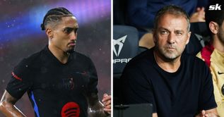 “That changed my mindset” - Raphinha opens up on how Hansi Flick convinced him to remain at Barcelona last summer