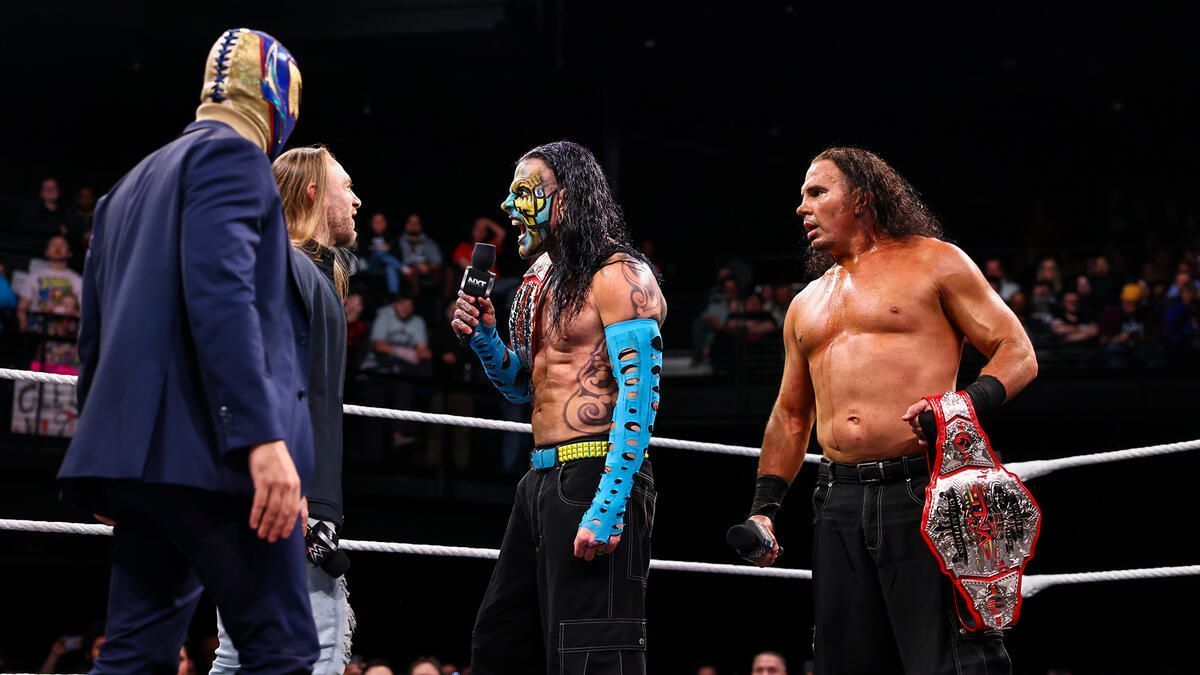 The Hardy Boyz are set to face Fraxiom [Image Credit: wwe.com]