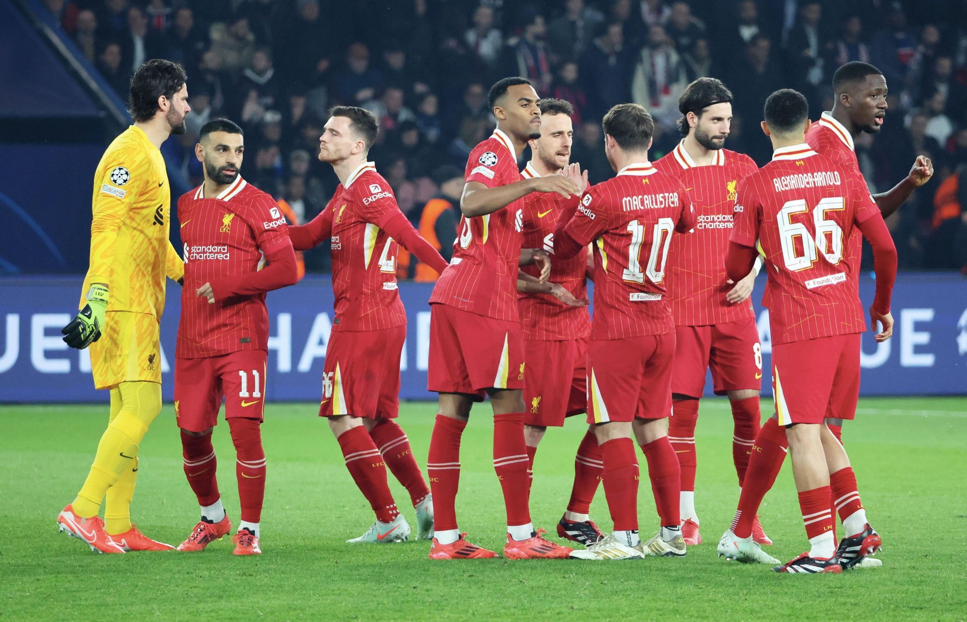 Paris Saint-Germain v Liverpool FC - UEFA Champions League 2024/25 Round of 16 First Leg - Source: Getty