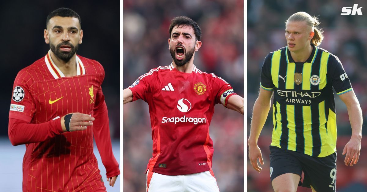 Liverpool Mohamed Salah Manchester United Bruno Fernandes Manchester City Erling Haaland