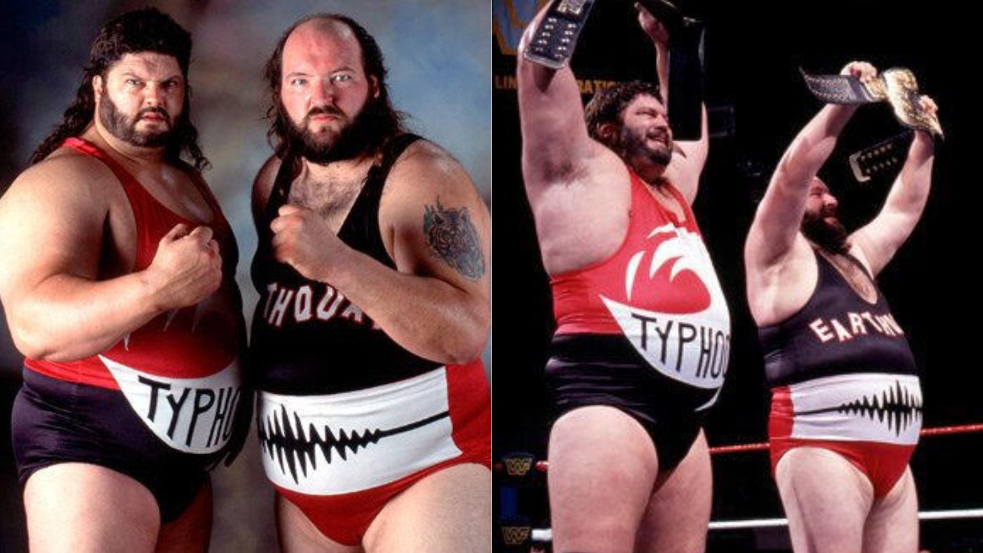 WWE legends Typhoon and Earthquake [Image Credits: wwe.com]