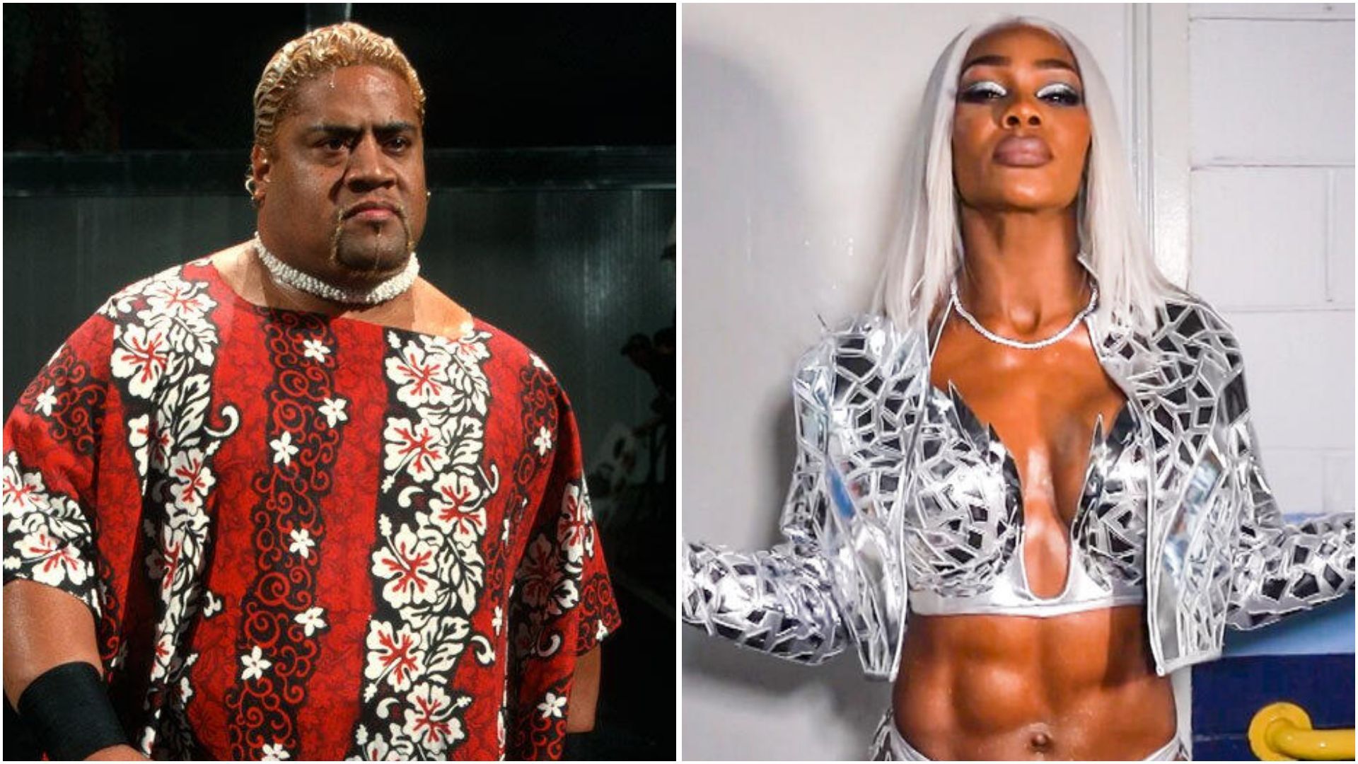 Rikishi and Jade Cargill. (Photos: WWE.com)