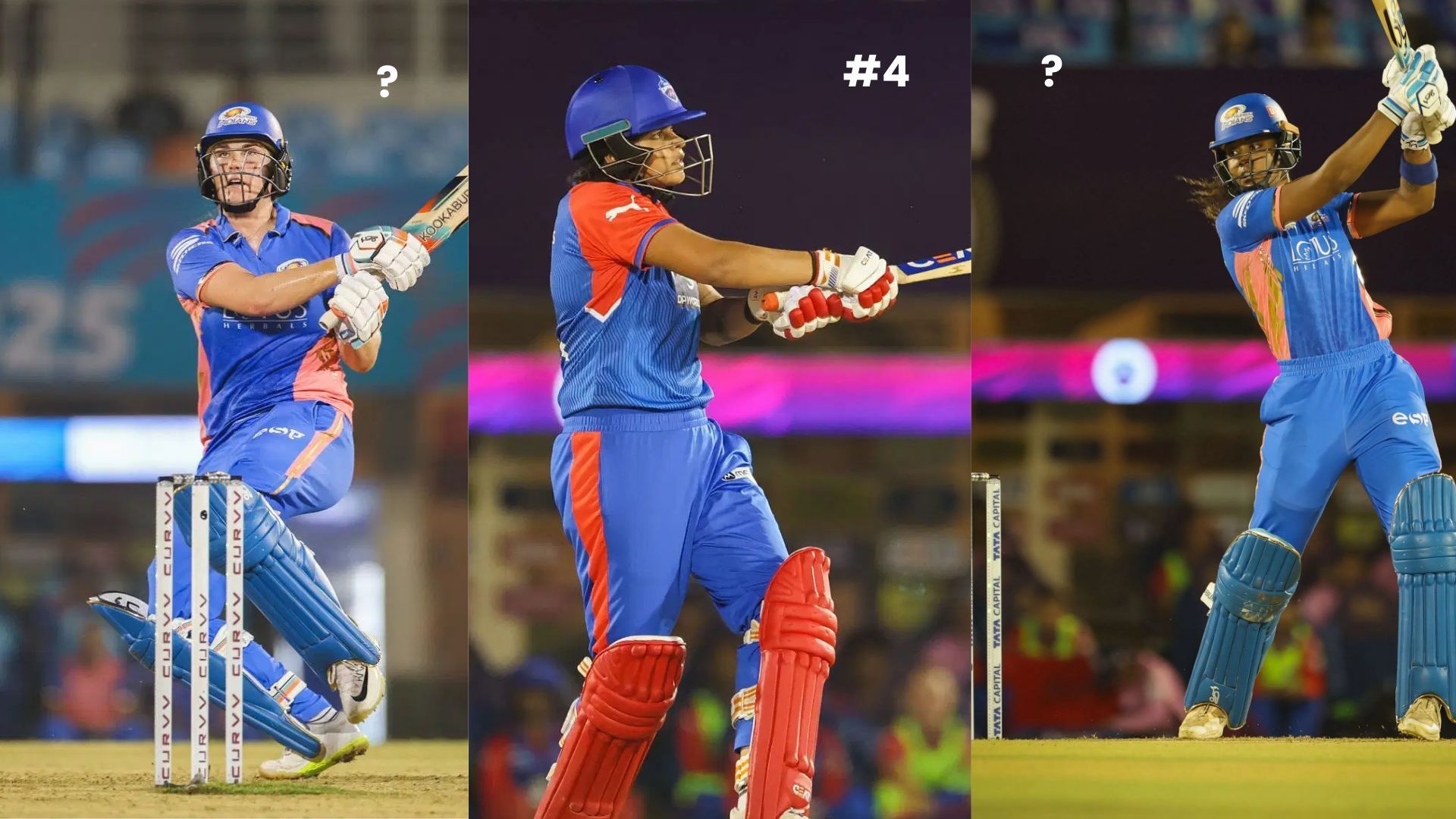 Nat Sciver-Brunt, Shafali Verma and Hayley Matthews (All images via Getty)